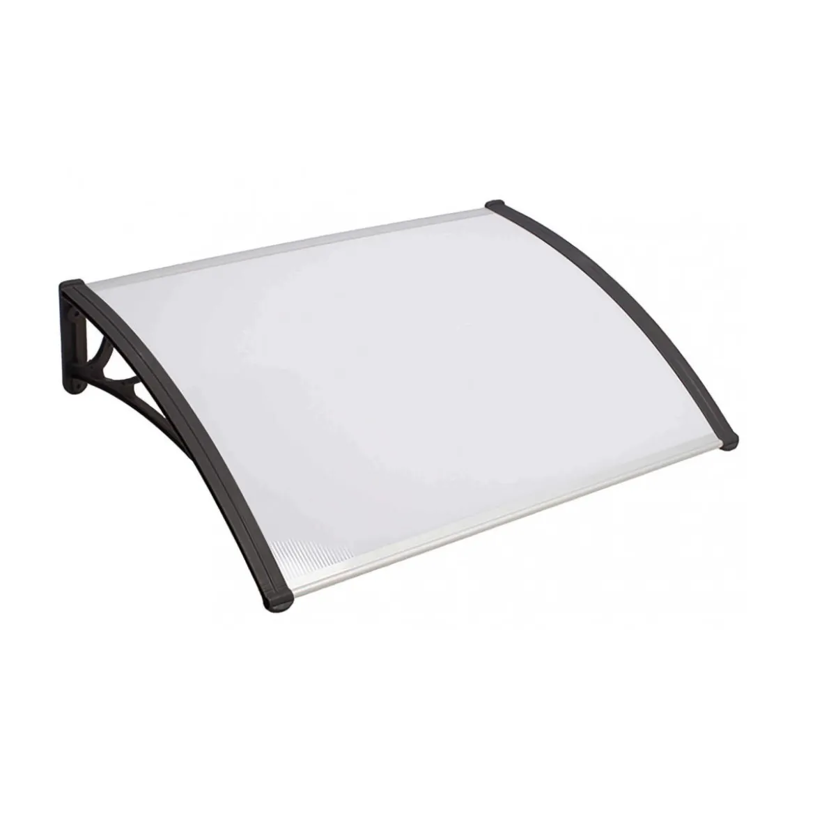 Pensilina 120x120 Alveolare Opaco in Policarbonato Copertura Antipioggia