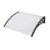 Pensilina 120x80 cm Copertura in Policarbonato Alveolare Opaco 5.2 mm