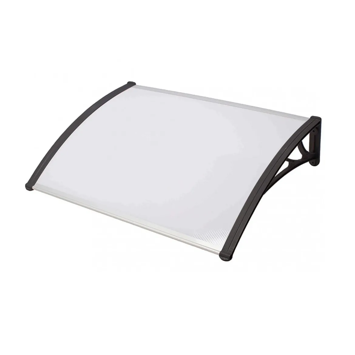 Pensilina 120x80 cm Copertura in Policarbonato Alveolare Opaco 5.2 mm