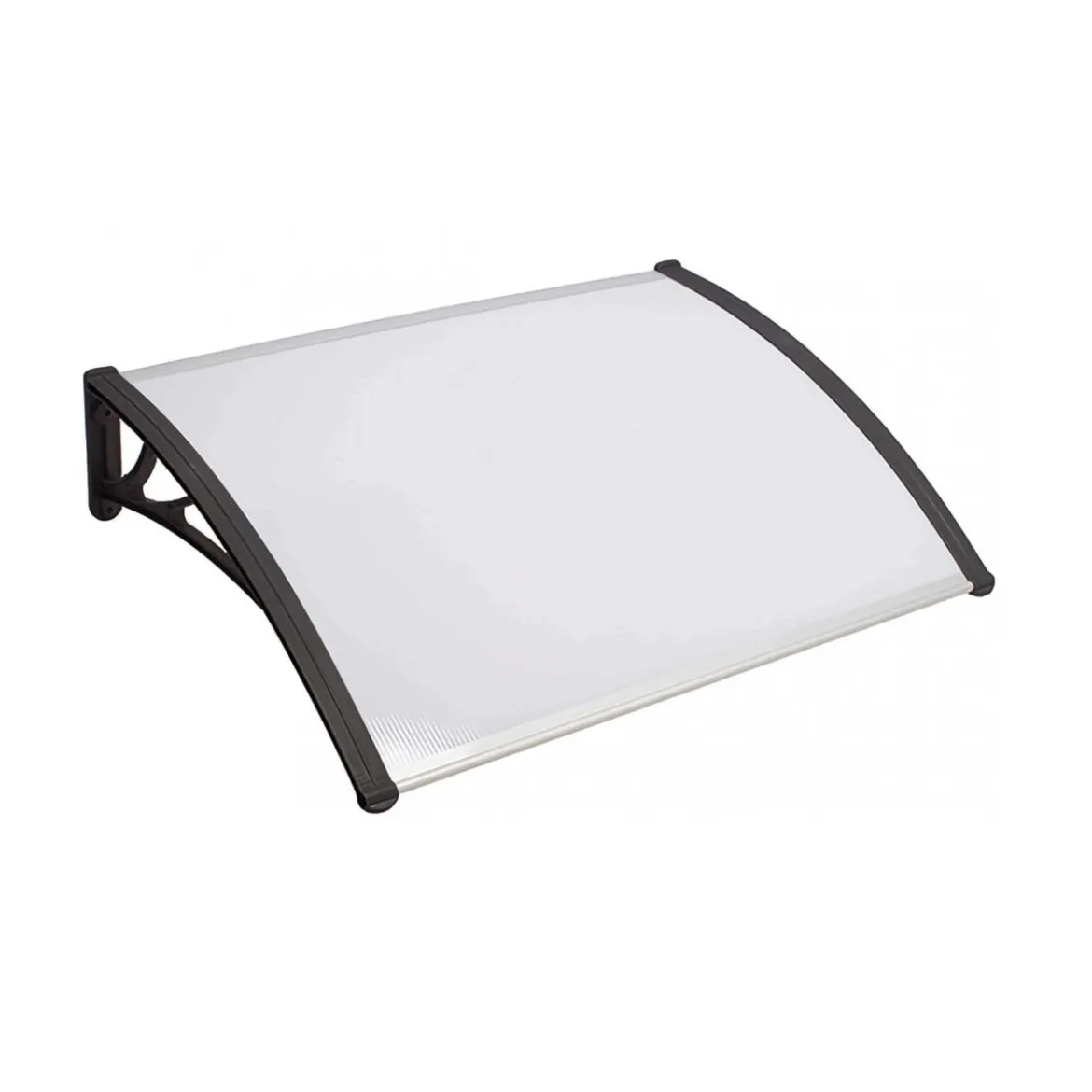 Pensilina 120x80 cm Copertura in Policarbonato Alveolare Opaco 5.2 mm