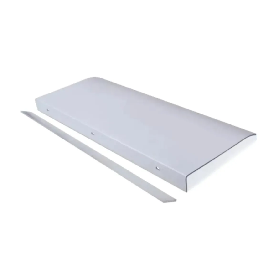 Pensilina 120x44.5 cm in Policarbonato Compatto Trasparente Antipioggia