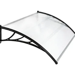 Pensilina 155x100 cm Modulare Tettoia in Policarbonato Alveolare Opaco