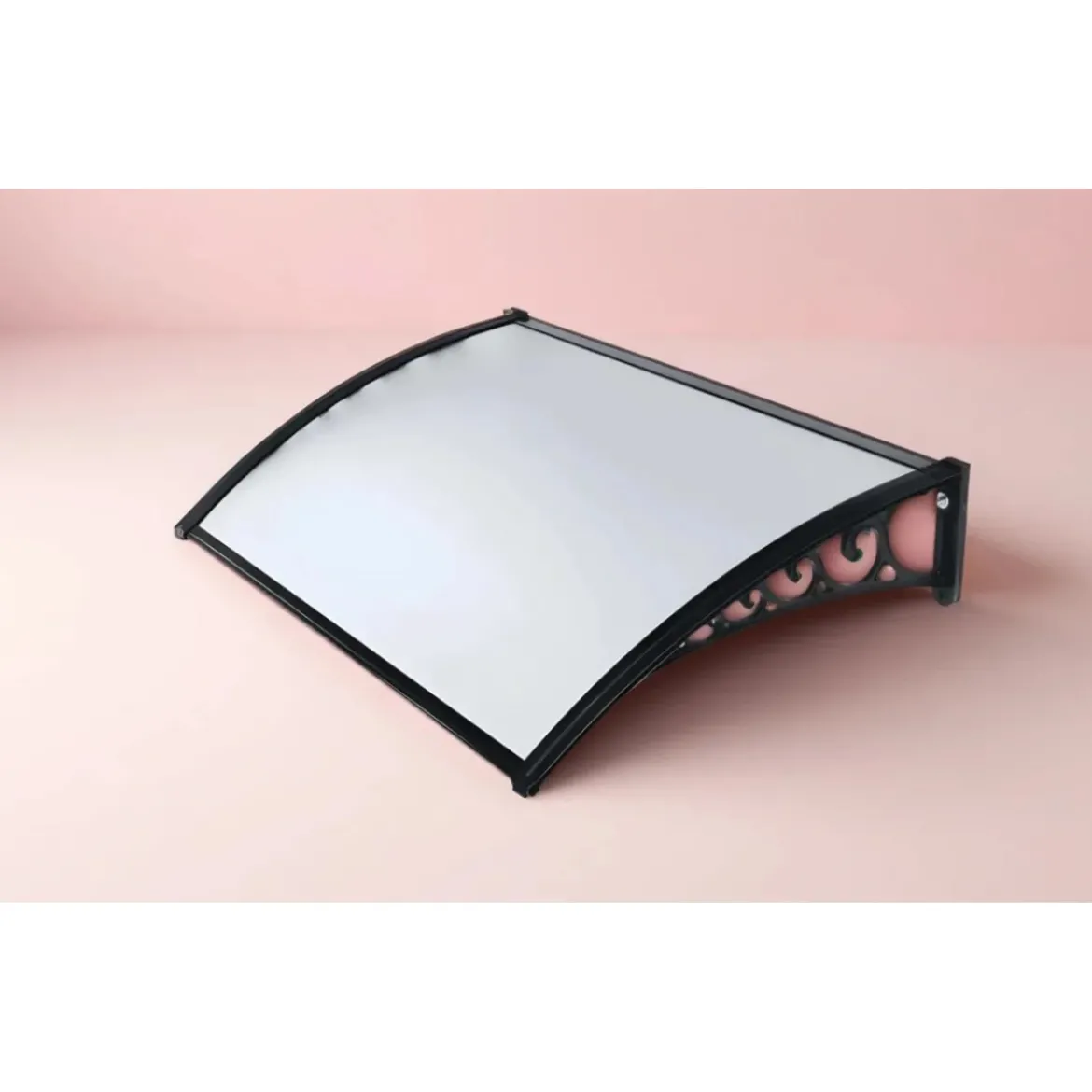 Pensilina 100x80 in Policarbonato Alveolare Trasparente Modulare