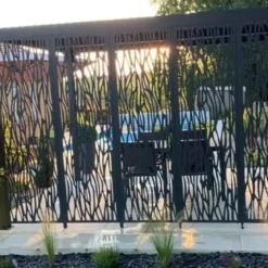 Pergola Bioclimatica da Giardino 360x300 cm con 5 Pannelli Frangivista