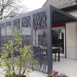 Pergola Bioclimatica da Giardino 360x300 Alluminio Lamelle Frangivista