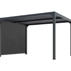 Pergola Bioclimatica Telo Laterale Lame Orientabili 360x300 cm Alluminio
