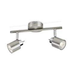 Philips Lampadario a 2 Faretti LED GU10 da Soffitto Cucina Soggiorno Lampadina