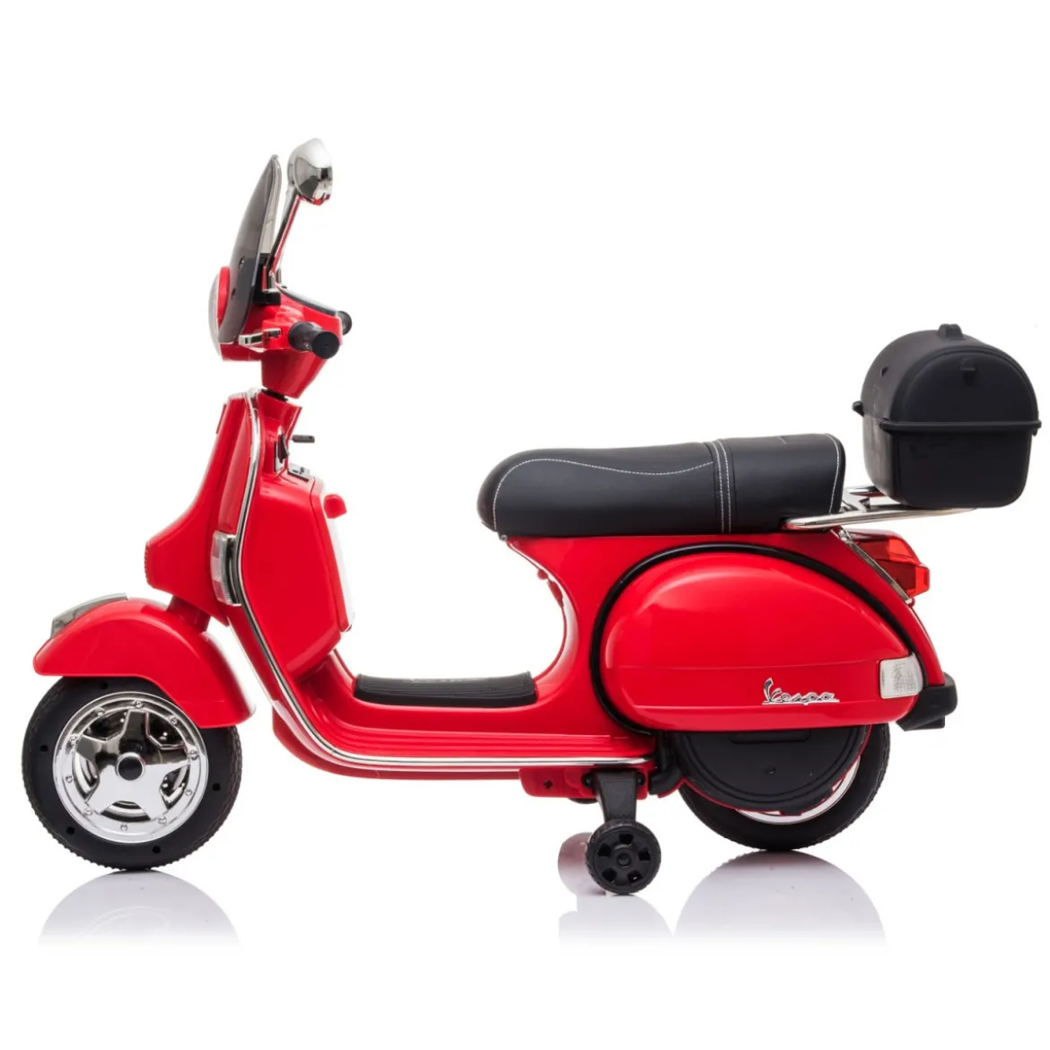 Piaggio Vespa PX 150 Rosso Moto Elettrica da Bambini a Batteria 12 V
