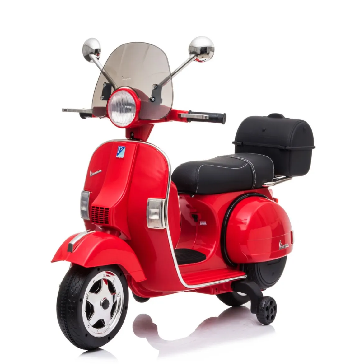 Piaggio Vespa PX 150 Rosso Moto Elettrica da Bambini a Batteria 12 V