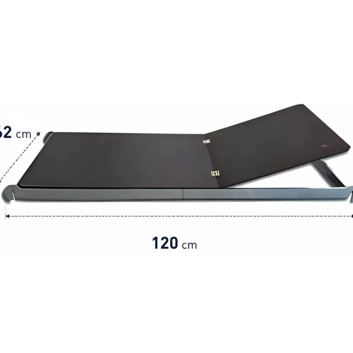 Piano Lavoro con Botola 62x120 cm per Trabattello Ponteggio in Acciaio