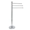 Piantana Portasciugamani con 3 Bracci Salvaspazio 23X88 cm da Bagno