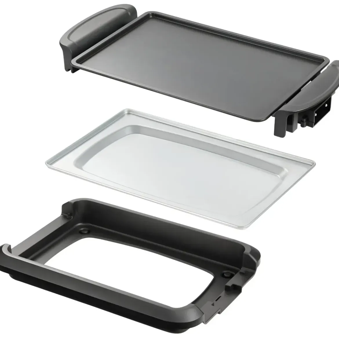 Piastra Elettrica Portatile per Cucinare Bistecchiera Portatile da Tavolo Cucina
