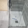 Piatto Doccia Bianco Ardesia Slim Effetto Pietra Filo Pavimento in Marmo Resina