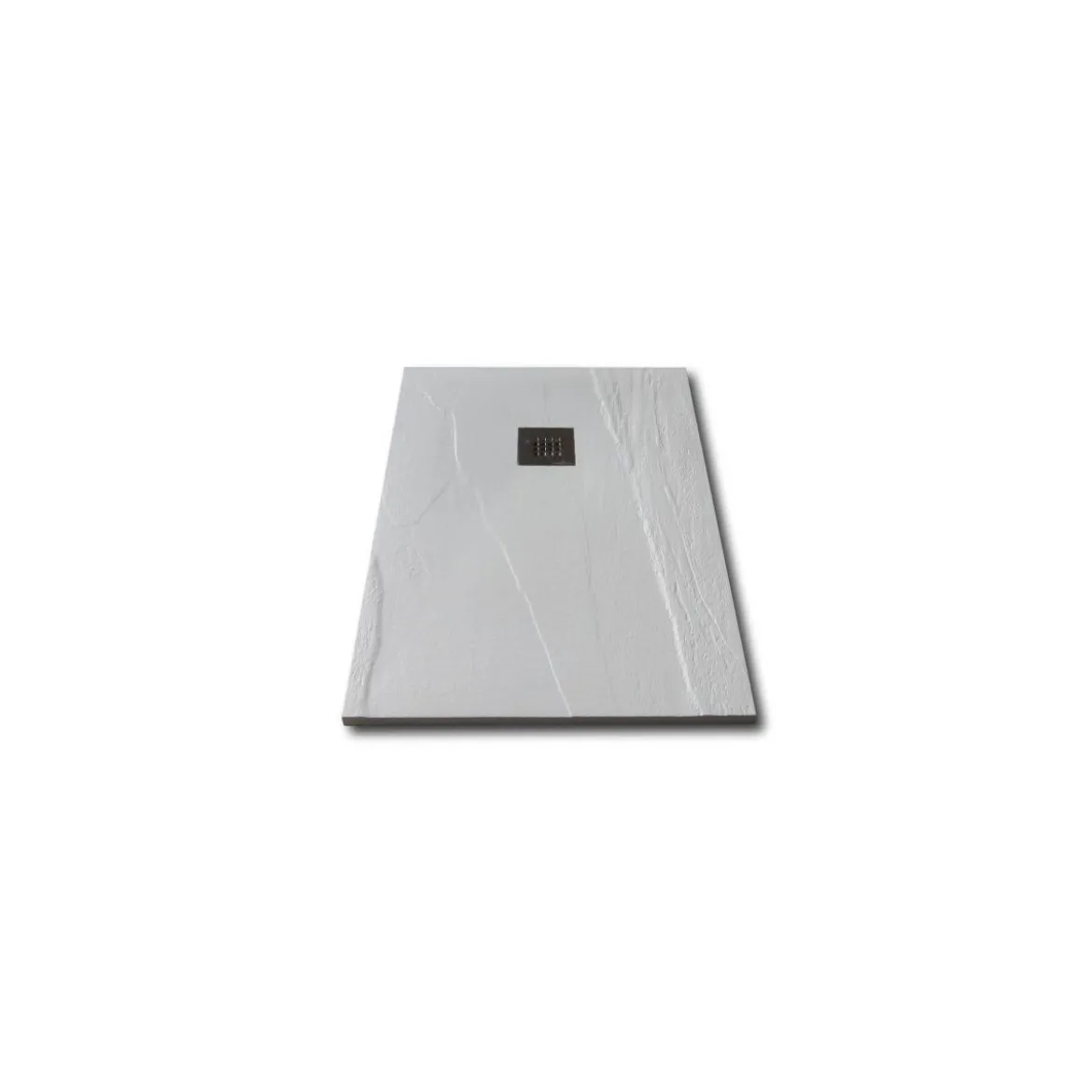 Piatto Doccia Bianco Rettangolare Ardesia Effetto Pietra Slim 70 80 90 100