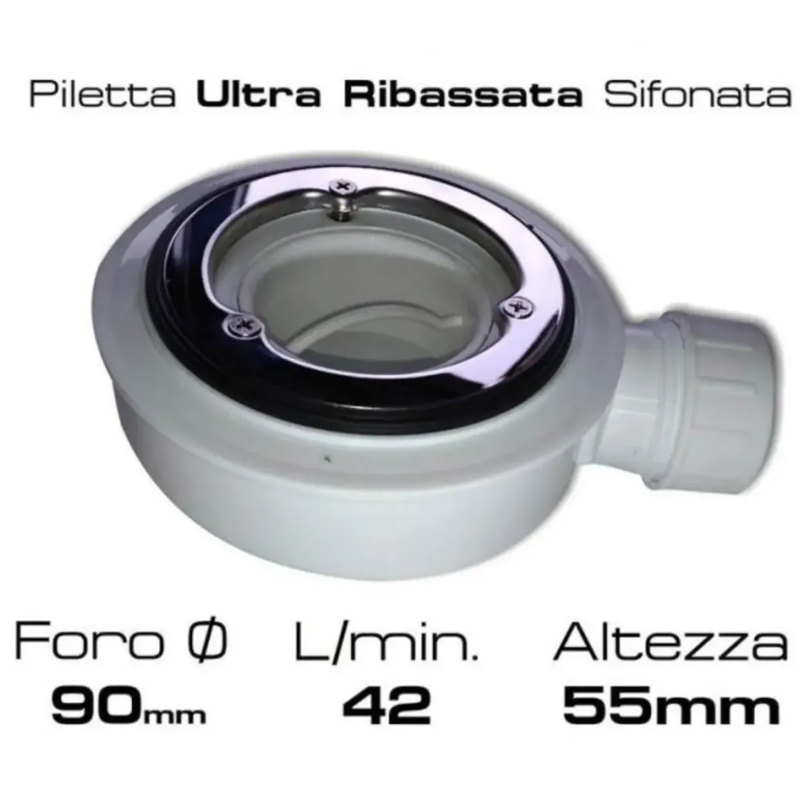 Piatto Doccia Slim Effetto Pietra Filo Pavimento Tagliabile Angolare Marmoresina