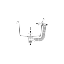 Pilozzo Acquaio in Resina 50x35 da Esterno con Sifone Piletta Vasca Lavatoio