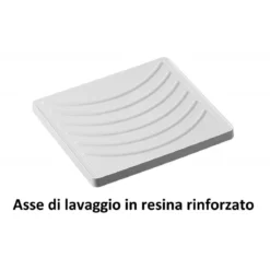 Pilozzo in Resina da Esterno Terrazzo Vasca 45x50 Lavanderia Mobile Lavatoio