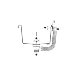 Pilozzo per Esterno 50x35 cm Bianco con Dispenser Sapone Lavabo a Muro