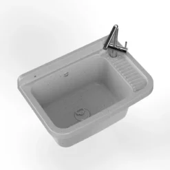 Pilozzo per Esterno 50x35 cm Effetto Granito Lavanderia Lavabo a Muro