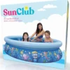 Piscina Autoportante Tonda Blu Marino 200 cm h47 cm