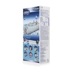 Piscina Bambini 400x200 Steel Pro Frame Rettangolare Fuoriterra con Pompa Filtro