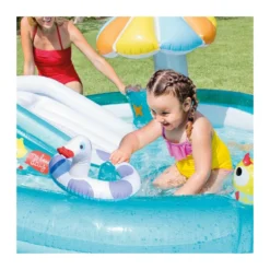Piscina con Scivolo Alligatore per Bambini Intex Gonfiabile Gioco da Giardino