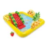 Piscina con Scivolo Parco Giochi per Bambini Intex Gonfiabile Frutta con Palline