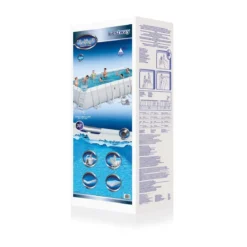 Piscina Esterna Rettangolare Bestway 732x366x132 FiltroSabbia Scaletta Copertura