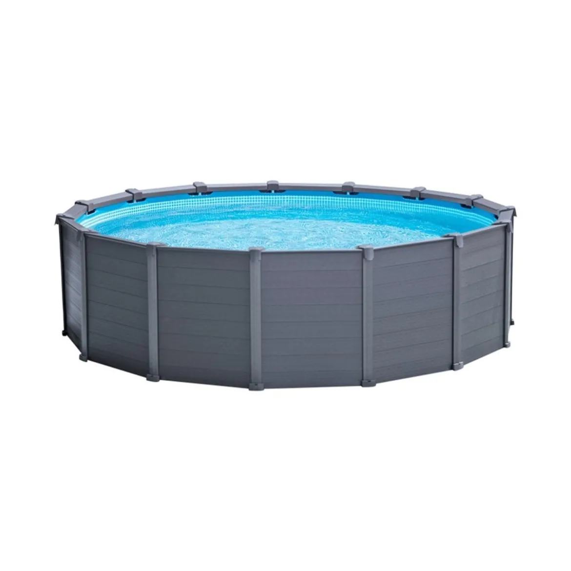 Piscina Fuori Terra Da Esterno 478x124 Intex Acciaio Filtro Giardino Rotonda