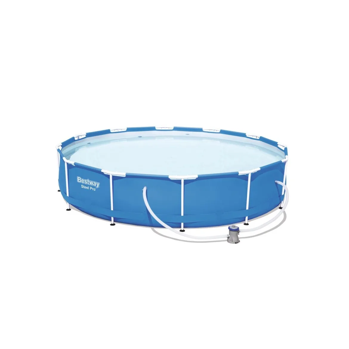 Piscina Fuori Terra 366x76 Rotonda Steel Pro Frame con Pompa Filtro a cartuccia