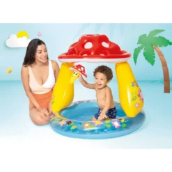 Piscina Gonfiabile per Bambini Fungo Intex Esterno Parco Giochi Acquatico