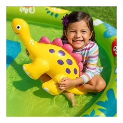 Piscina Gonfiabile per Bambini con Dinosauro e Scivolo 191x152x58 cm