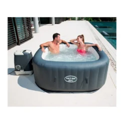 Piscina Idromassaggio Spa 180x180 Quadrata Acqua Riscaldata 4 6 Adulti Bestway