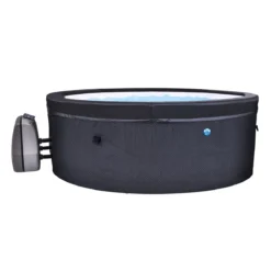 Piscina Idromassaggio Spa 156x70 Rotonda Acqua Riscaldata 4 Adulti Semi Rigida