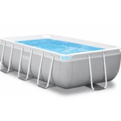 Piscina Rettangolare Frame Intex 400x200x100 cm con Pompa e Scaletta