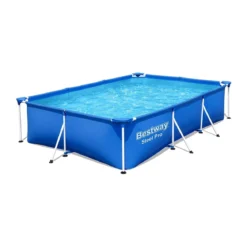Piscina Rettangolare Steel Pro Frame 300x200 Fuoriterra Senza Pompa Filtro Bimbi