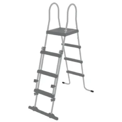 Piscina Rettangolare 549X305X122 cm Con Pompa a Sabbia Scaletta e Telo