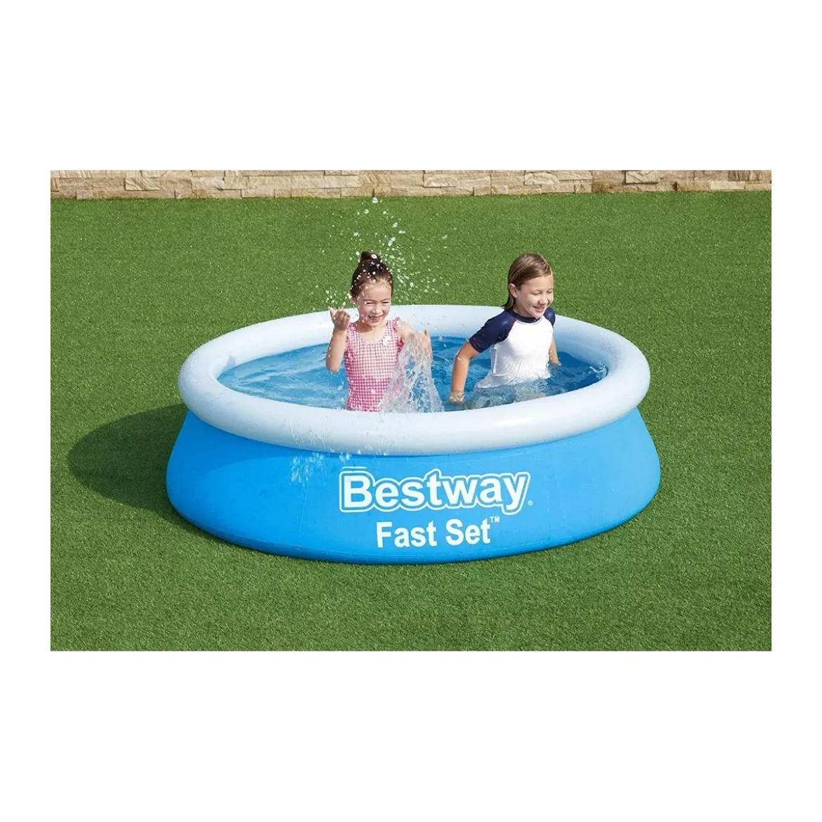 Piscina Rotonda Fuori Terra 183x51 Gonfiabile Autoportante Senza Pompa Filtro