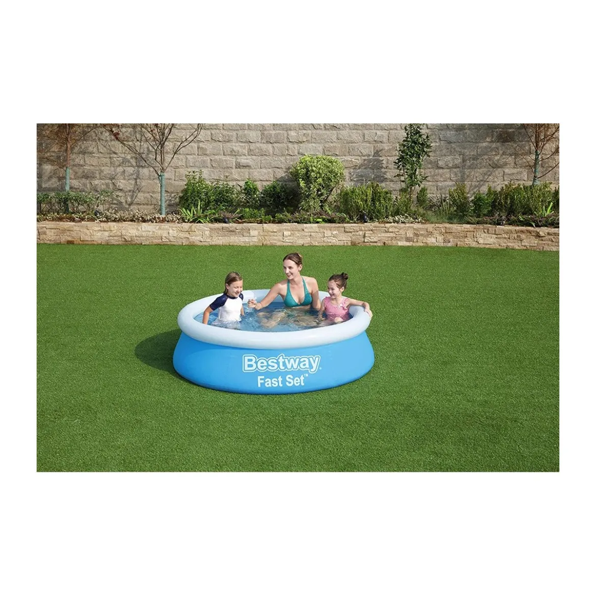 Piscina Rotonda Fuori Terra 183x51 Gonfiabile Autoportante Senza Pompa Filtro