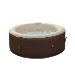 Piscina Spa Gonfiabile Vasca Idromassaggio Riscaldata Pompa Filtro da Esterno