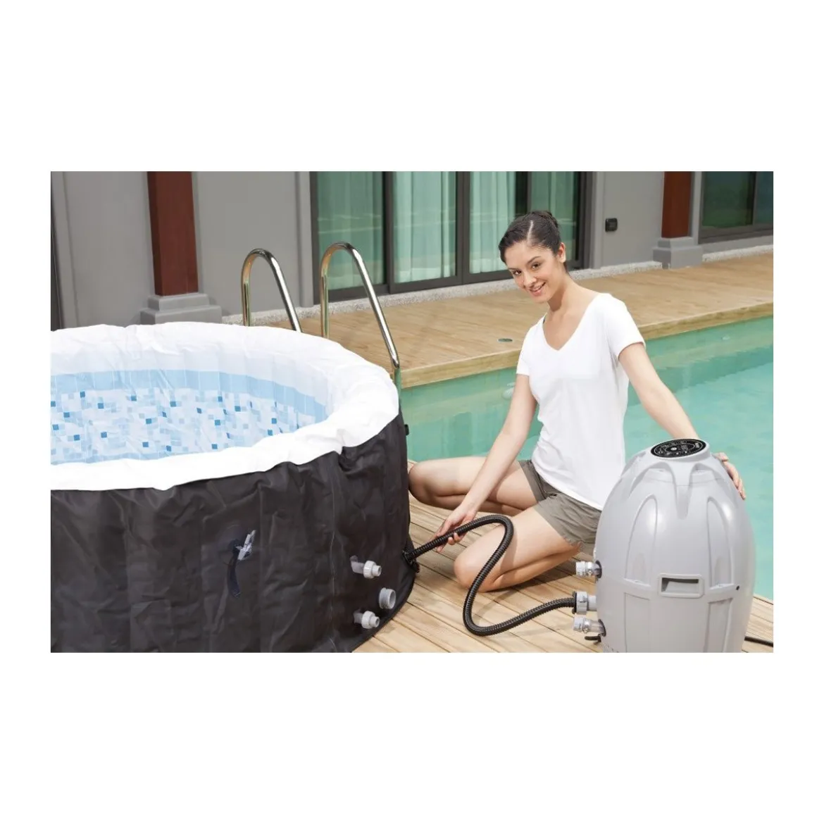 Piscina Spa Idromassaggio Lay-Z Miami Gonfiabile
