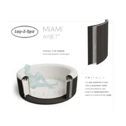 Piscina Spa Idromassaggio Lay-Z Miami Gonfiabile