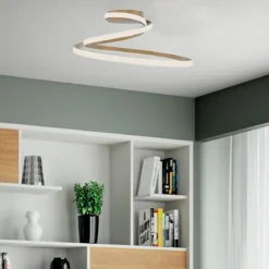 Plafoniera a Soffitto da Interno Oro Intec Moderna Lampada a LED CCT