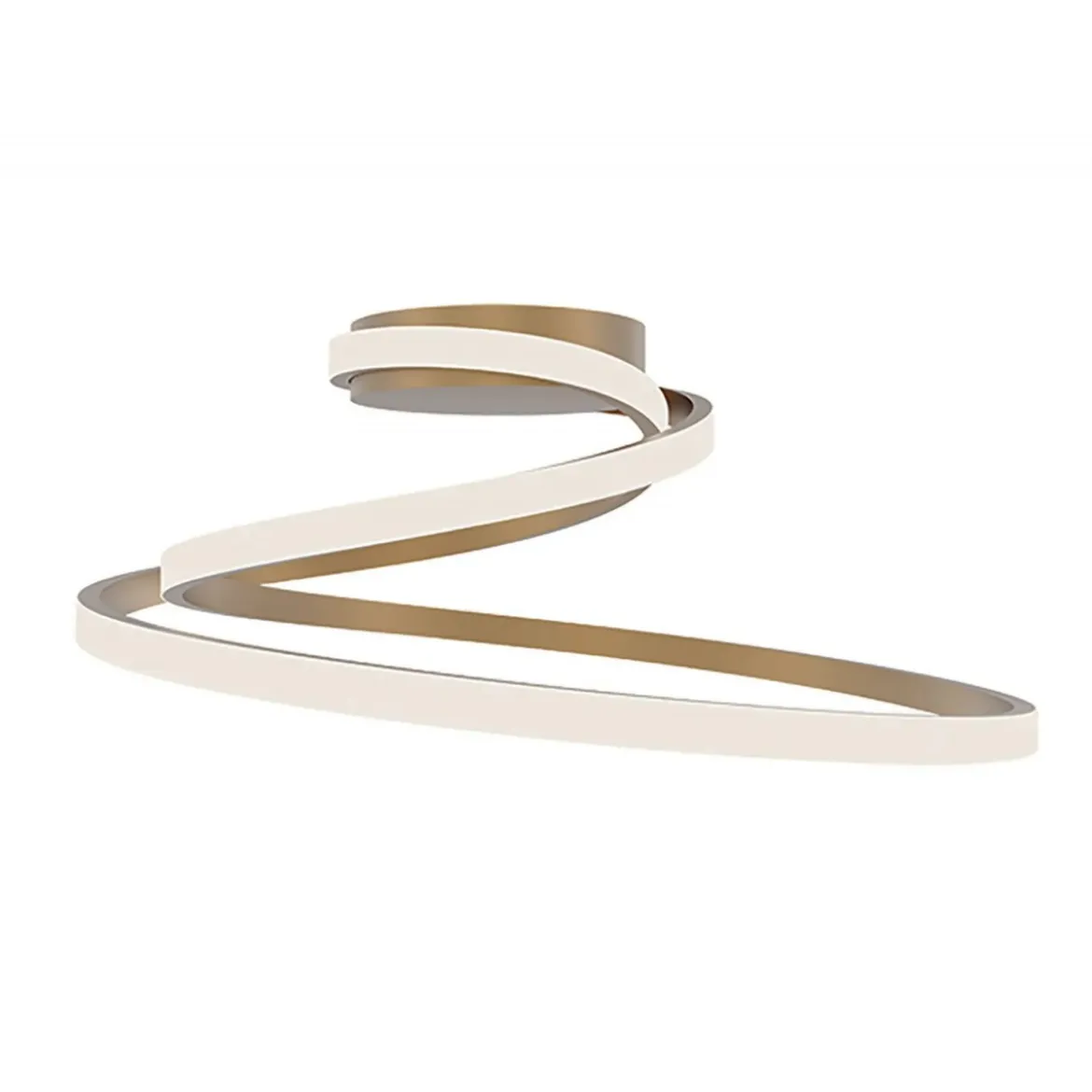 Plafoniera a Soffitto da Interno Oro Intec Moderna Lampada a LED CCT