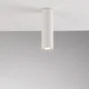 Plafoniera in Metallo Bianco Faretto da Soffitto Punto Luce Tubolare