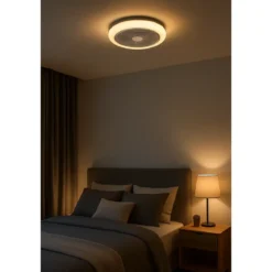 Plafoniera LED con Ventilatore Silenzioso Dimmerabile RGB CCT Timer