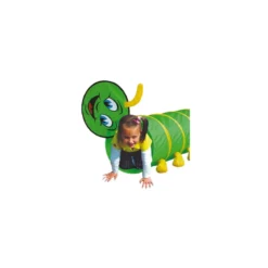 Play Tunnel Bruco Tenda da Gioco per Bambini Casetta Giardino Cameretta Bimbi