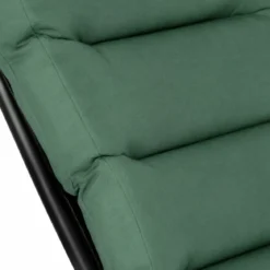 Poltrona Automatica da Esterno Verde Schienale Regolabile 6 Posizioni