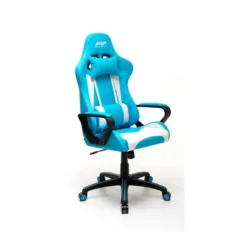 Poltrona da Gaming Cuscino Cervicale Lombare con Braccioli Ruote Ergonomica