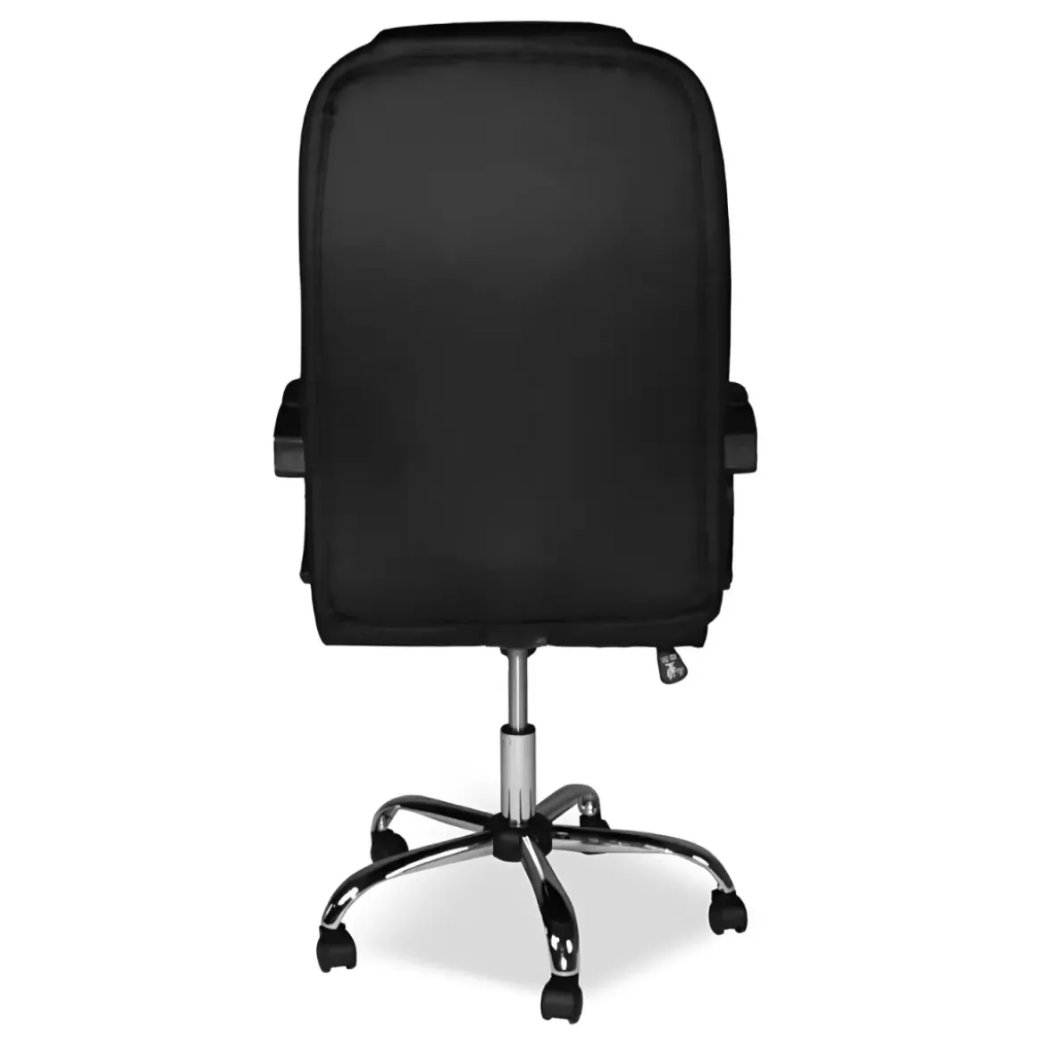 Poltrona da Ufficio Presidenziale Ergonomica Reclinabile Ecopelle Nero